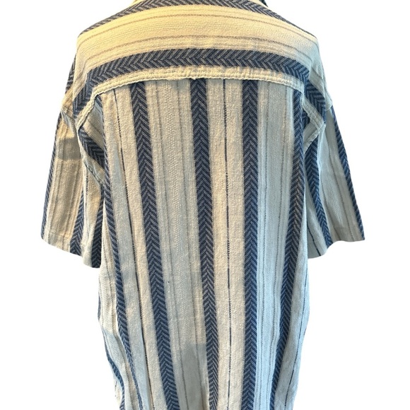 Rocqerx Men’s Linen Button Up Shirt - Picture 4 of 5